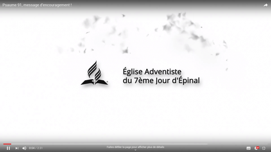 [Vidéo] "Psaume 91, message d'encouragement"