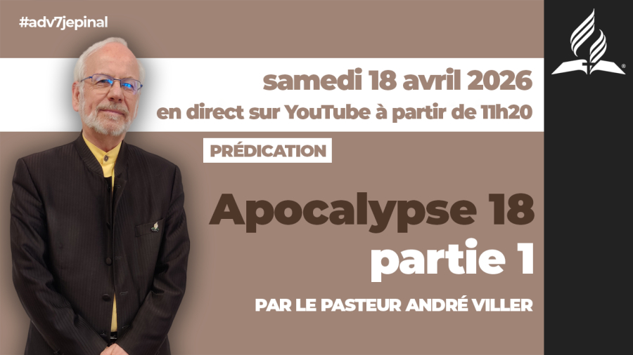 [Prédication] « Apocalypse 18, partie 1 », sermon du 18/04/2026
