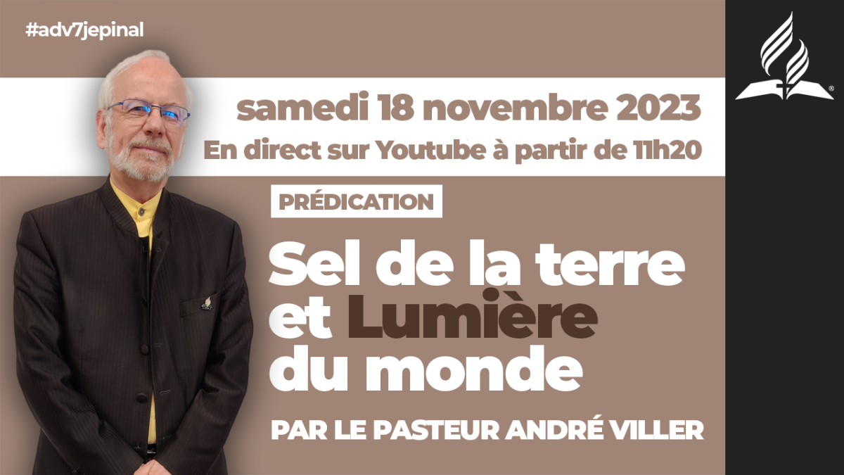 [Prédication] « Sel de la terre et Lumière du monde », prédication du 1/11/2023